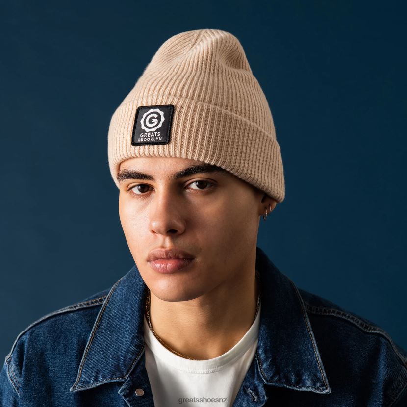 GREATS Cream Wool The Beanie Accessories ZXBPJD104