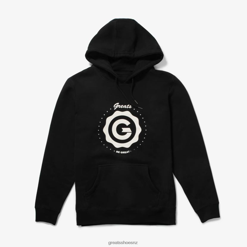 GREATS Black The Hoodie Apparel ZXBPJD106