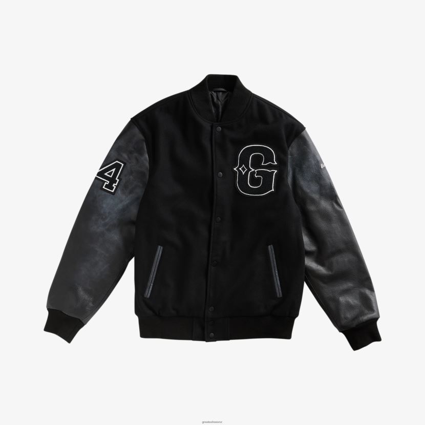 GREATS Black The Varsity Bomber Apparel ZXBPJD98