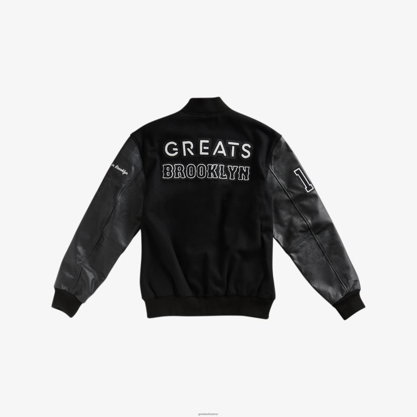 GREATS Black The Varsity Bomber Apparel ZXBPJD98