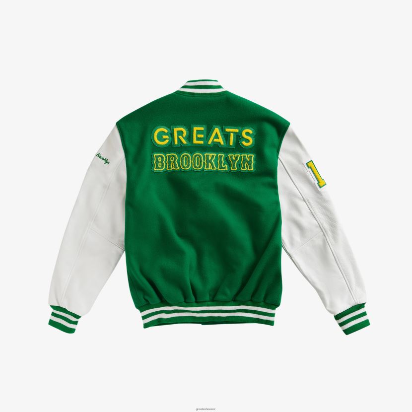 GREATS Green The Varsity Bomber Apparel ZXBPJD100