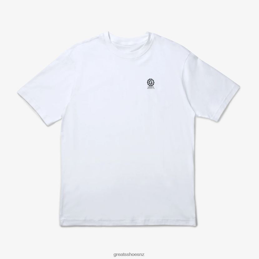 GREATS White The Tee Apparel ZXBPJD107