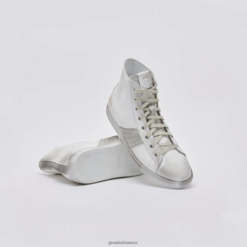 GREATS Blanco The Reign High Shoes ZXBPJD109
