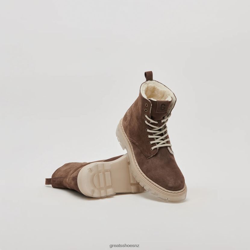 GREATS Brown The Bowery Boot Shoes ZXBPJD81