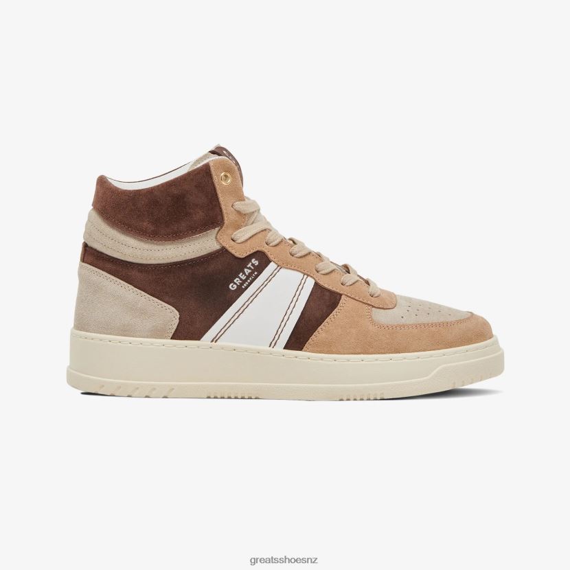 GREATS Brown The St. James High Shoes ZXBPJD114