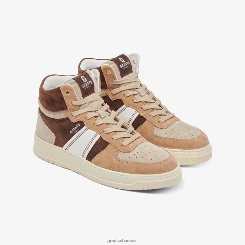 GREATS Brown The St. James High Shoes ZXBPJD114