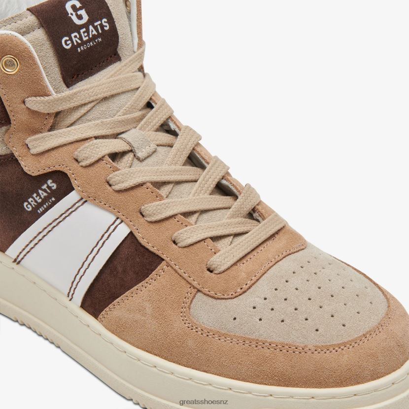 GREATS Brown The St. James High Shoes ZXBPJD114