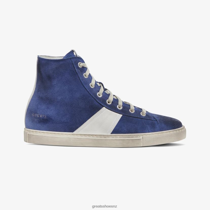 GREATS Navy The Reign High Shoes ZXBPJD110