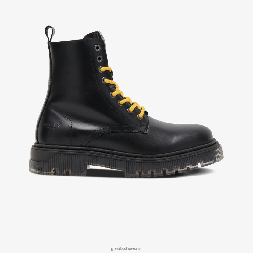 GREATS Nero The Bowery Boot Shoes ZXBPJD82