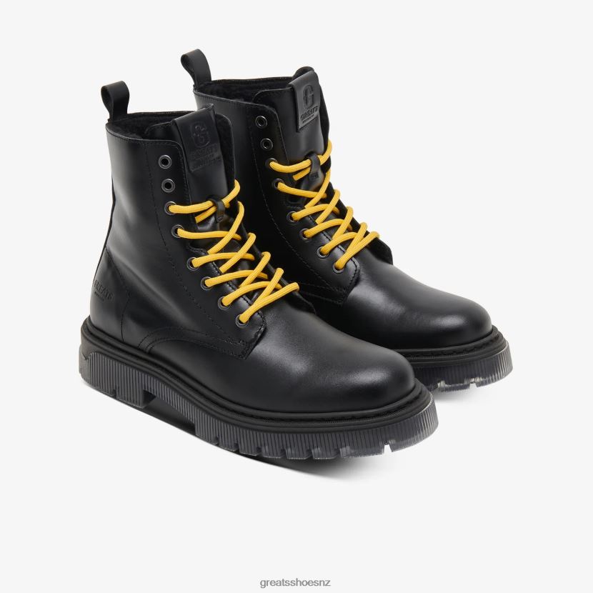 GREATS Nero The Bowery Boot Shoes ZXBPJD82
