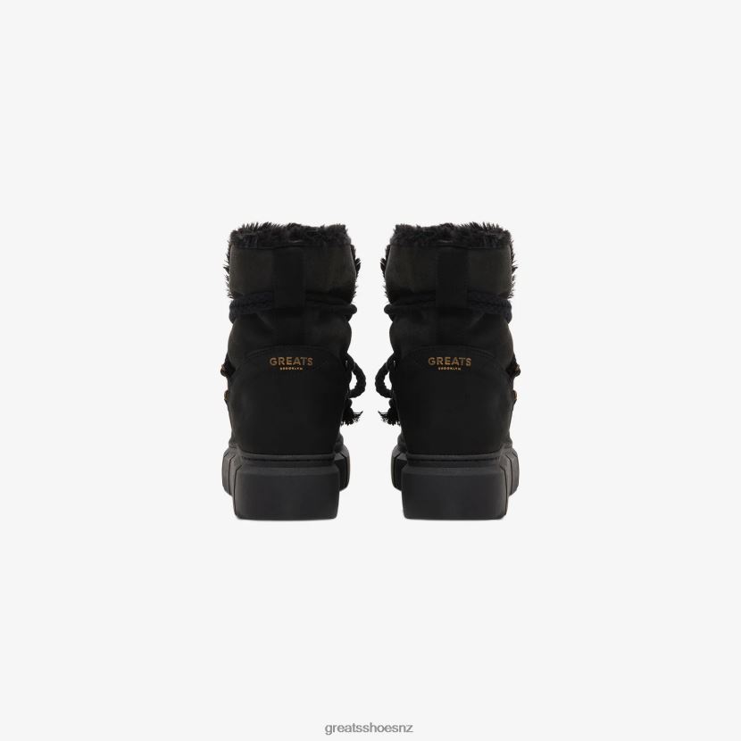 GREATS Triple Black The Madison Boot Shoes ZXBPJD159