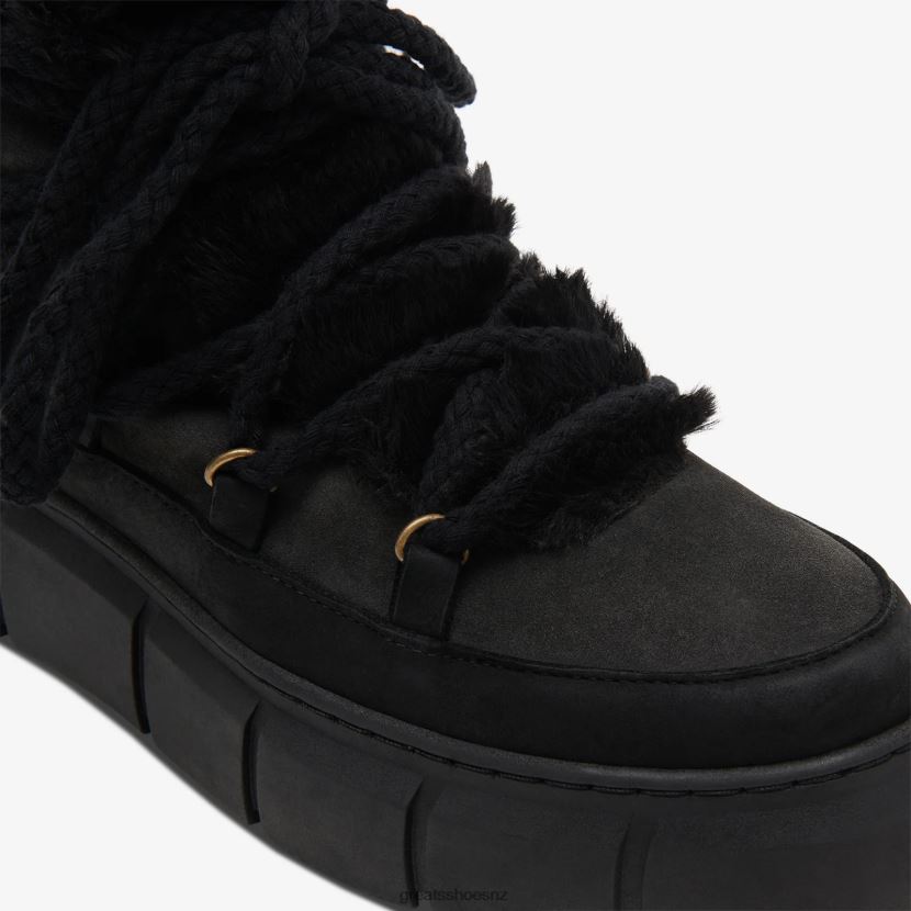 GREATS Triple Black The Madison Boot Shoes ZXBPJD159