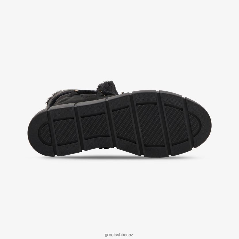 GREATS Triple Black The Madison Boot Shoes ZXBPJD159