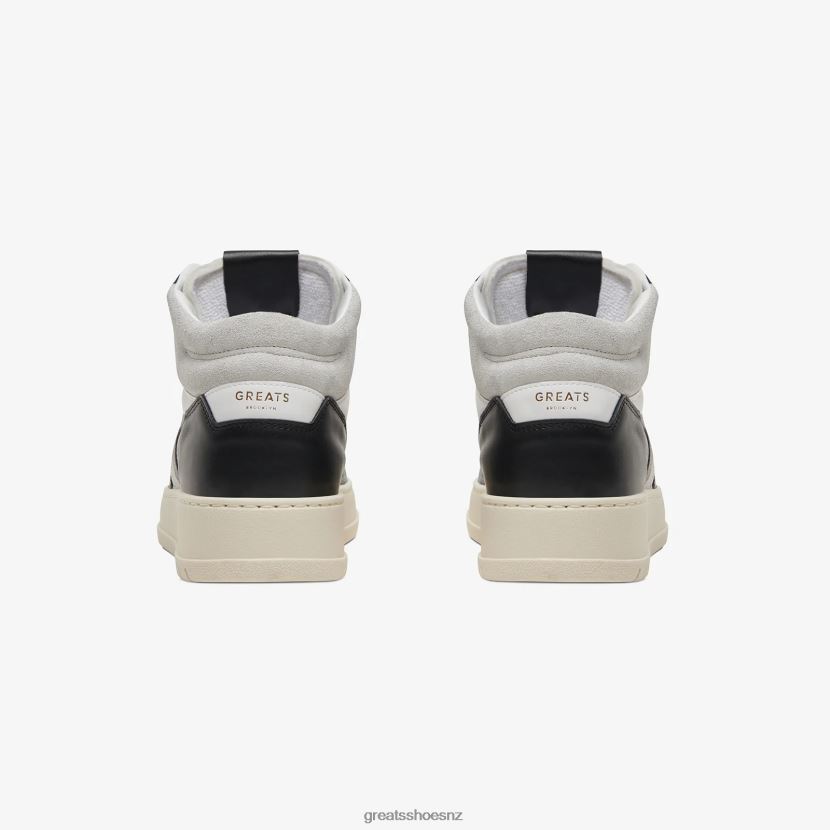 GREATS White Black The St. James Mid Shoes ZXBPJD115