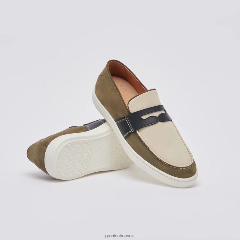 GREATS Cargo Multi The Paros Penny Loafer Shoes ZXBPJD70