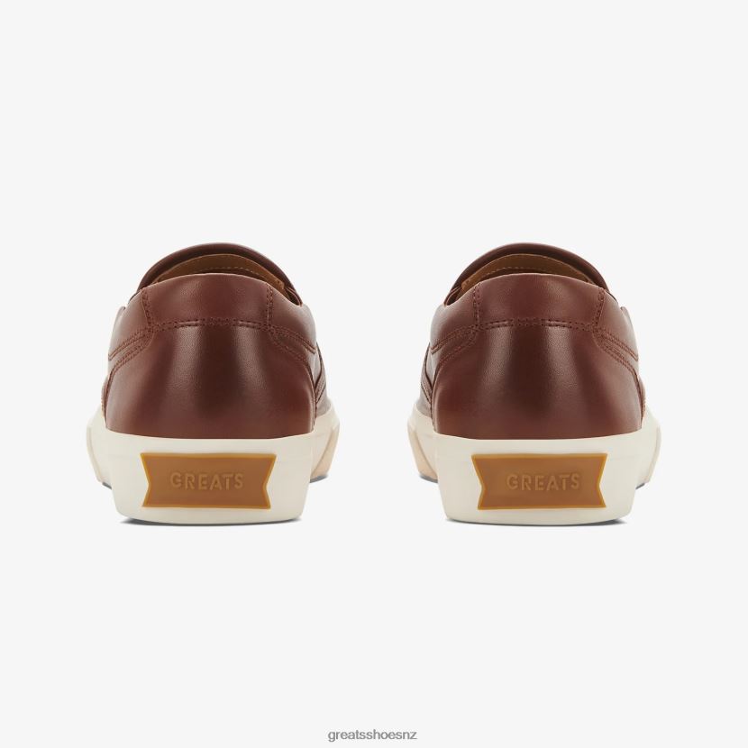 GREATS Dark Brown The Wooster Leather Shoes ZXBPJD72