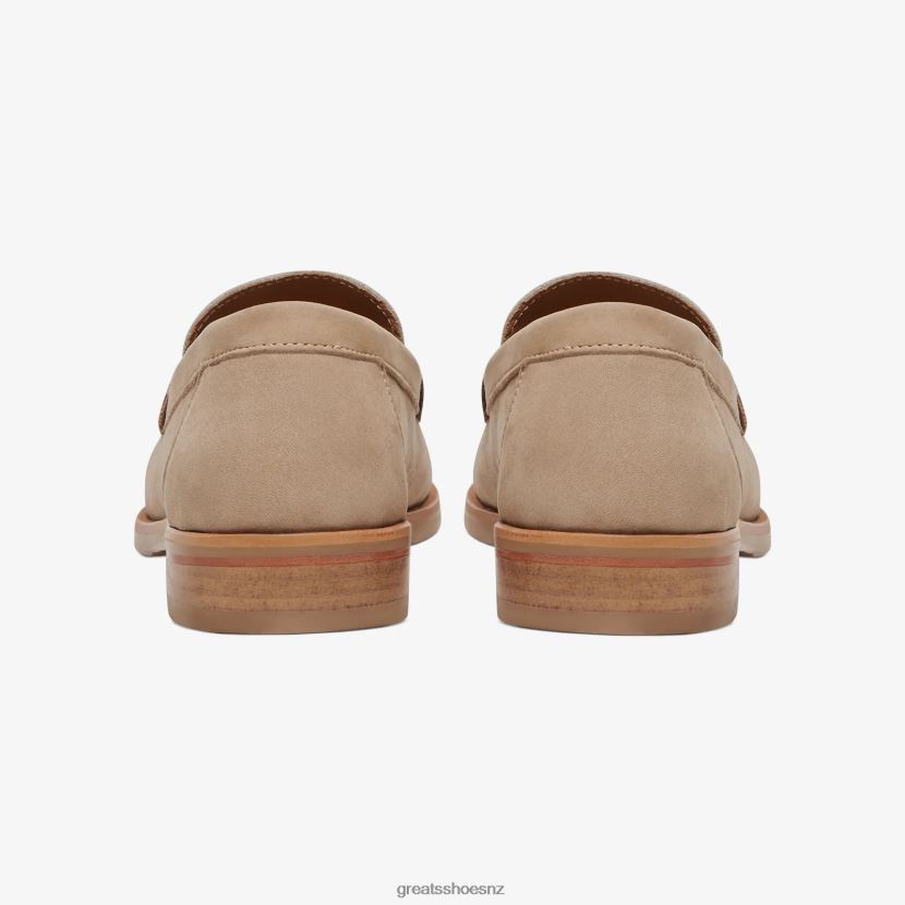GREATS Sand Multi The Essex Penny Loafer Shoes ZXBPJD76