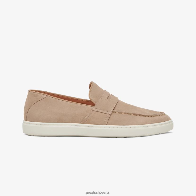 GREATS Sand The Paros Penny Loafer Shoes ZXBPJD69