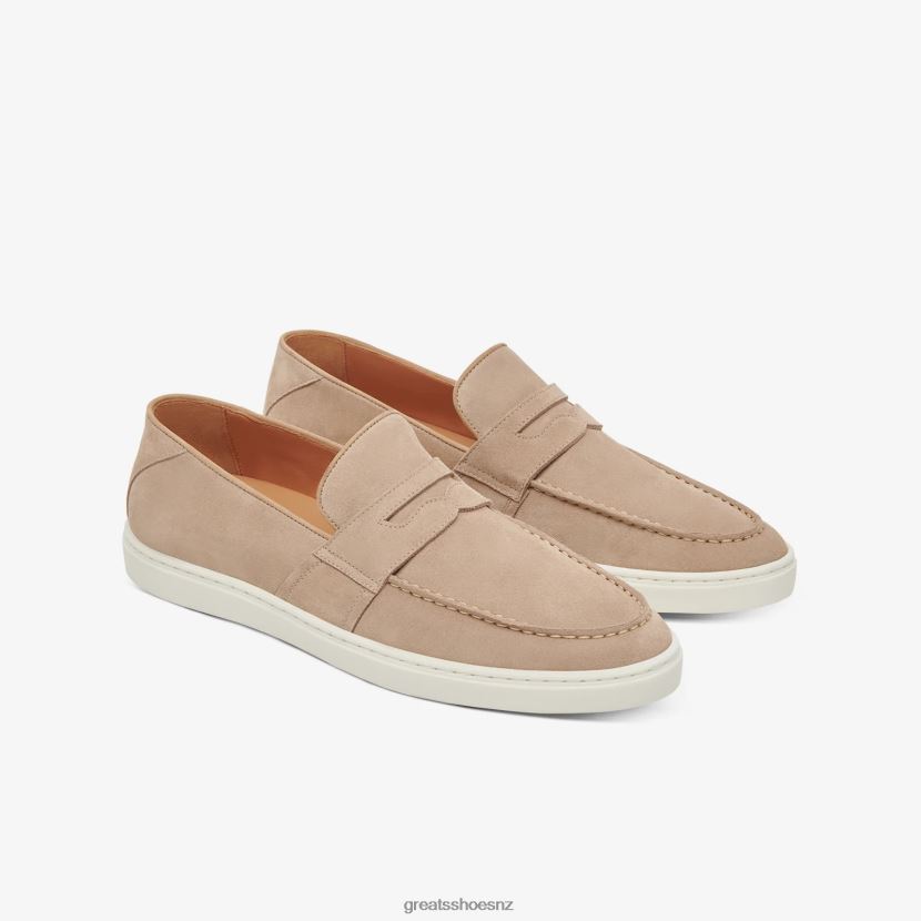 GREATS Sand The Paros Penny Loafer Shoes ZXBPJD69