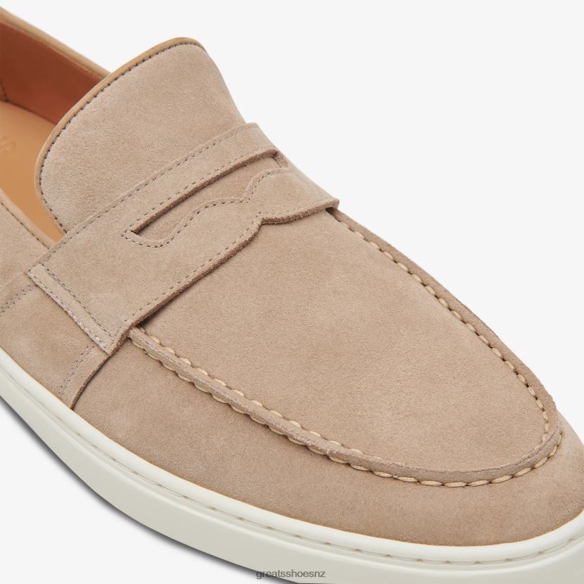 GREATS Sand The Paros Penny Loafer Shoes ZXBPJD69