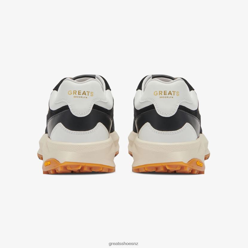 GREATS Black White The BRC Runner Shoes ZXBPJD132