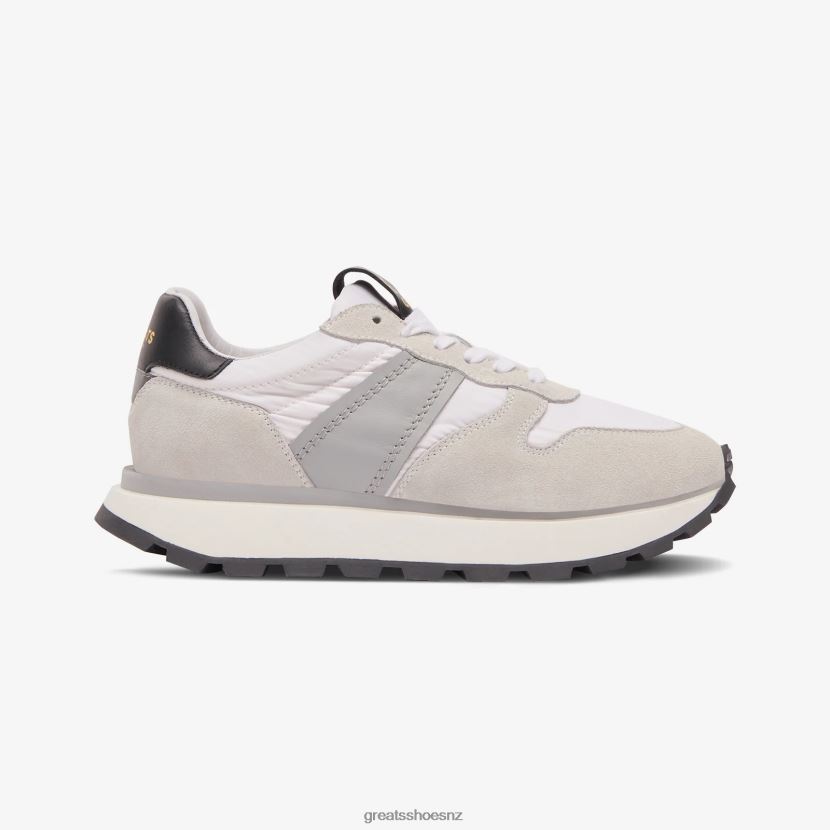 GREATS Blanco The Greenpoint Runner Shoes ZXBPJD135