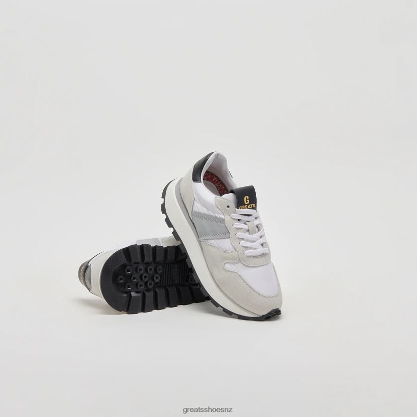 GREATS Blanco The Greenpoint Runner Shoes ZXBPJD135