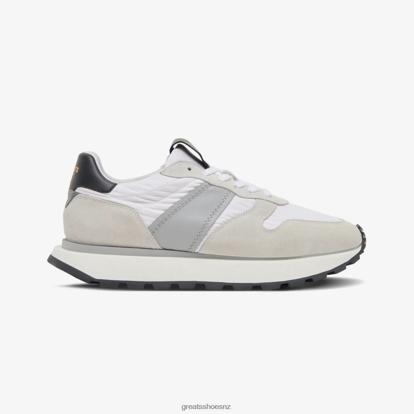GREATS Blanco The Greenpoint Runner Shoes ZXBPJD41