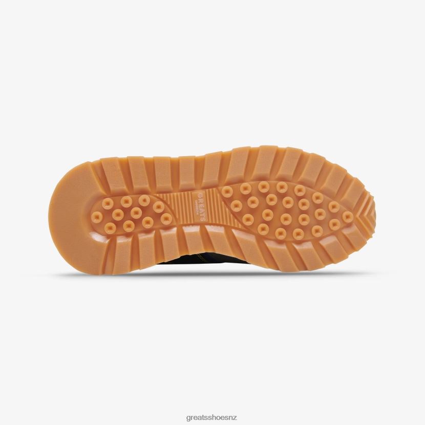 GREATS Blue Multi The Greenpoint Runner Shoes ZXBPJD42