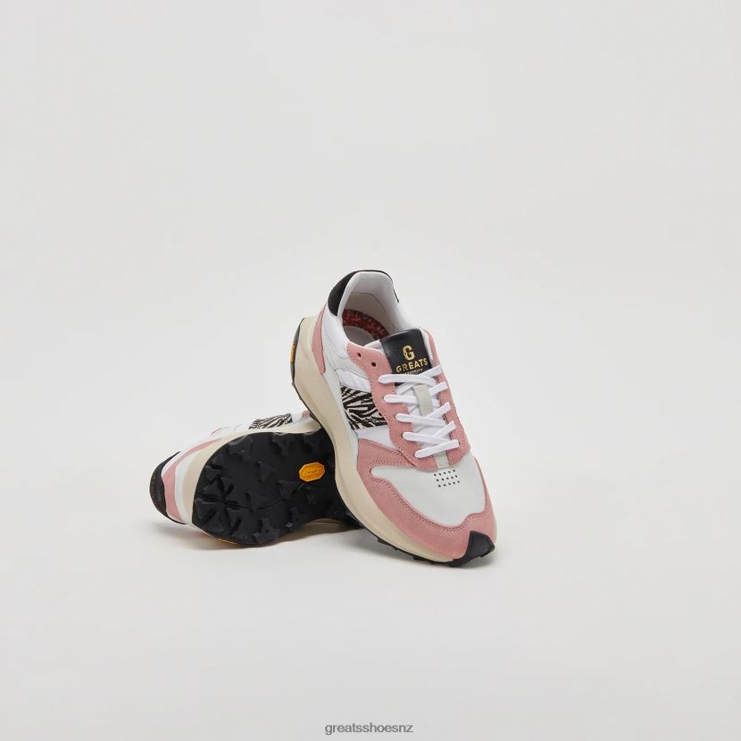 GREATS Blush Multi The BRC Runner Shoes ZXBPJD133