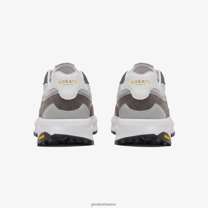 GREATS Grey Multi The BRC Runner Shoes ZXBPJD45