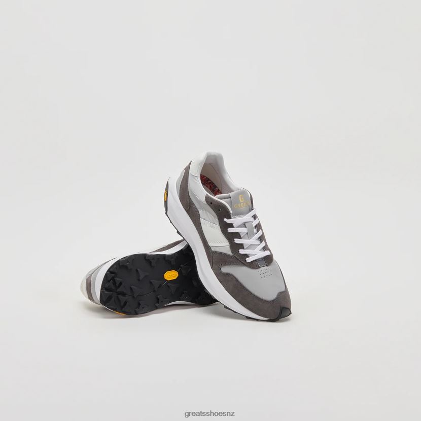 GREATS Grey Multi The BRC Runner Shoes ZXBPJD45
