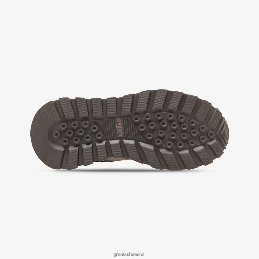 GREATS Mocha The Greenpoint Runner Shoes ZXBPJD43