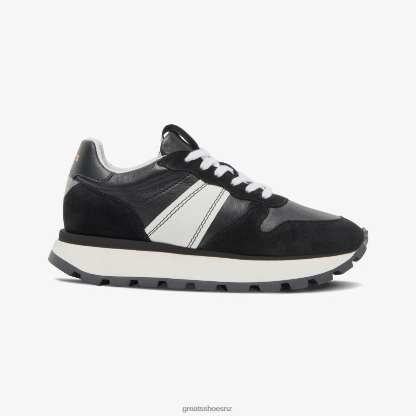 GREATS Nero The Greenpoint Runner Shoes ZXBPJD136