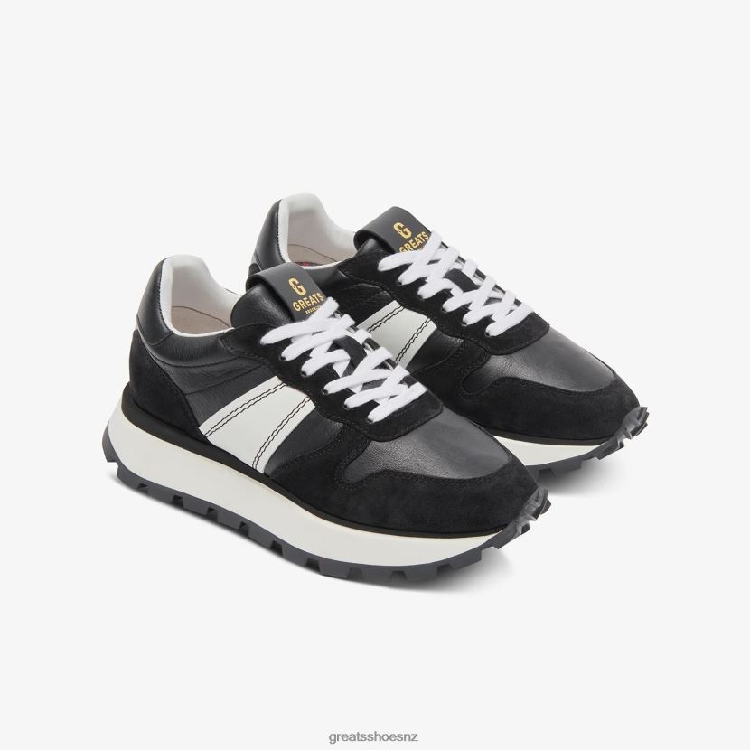 GREATS Nero The Greenpoint Runner Shoes ZXBPJD136