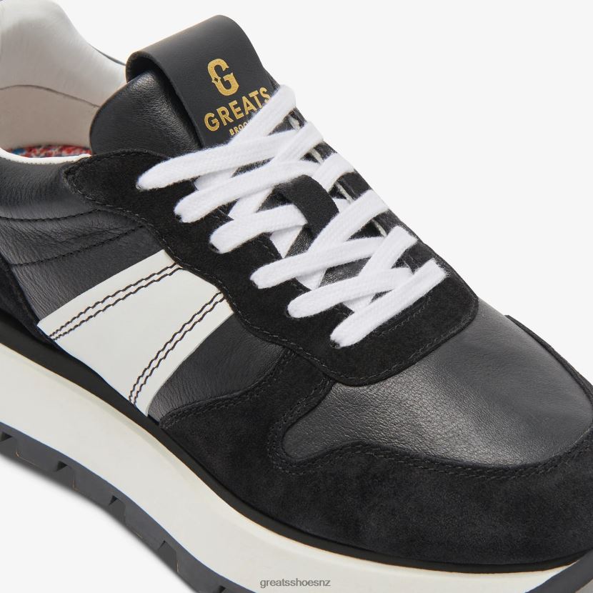 GREATS Nero The Greenpoint Runner Shoes ZXBPJD136