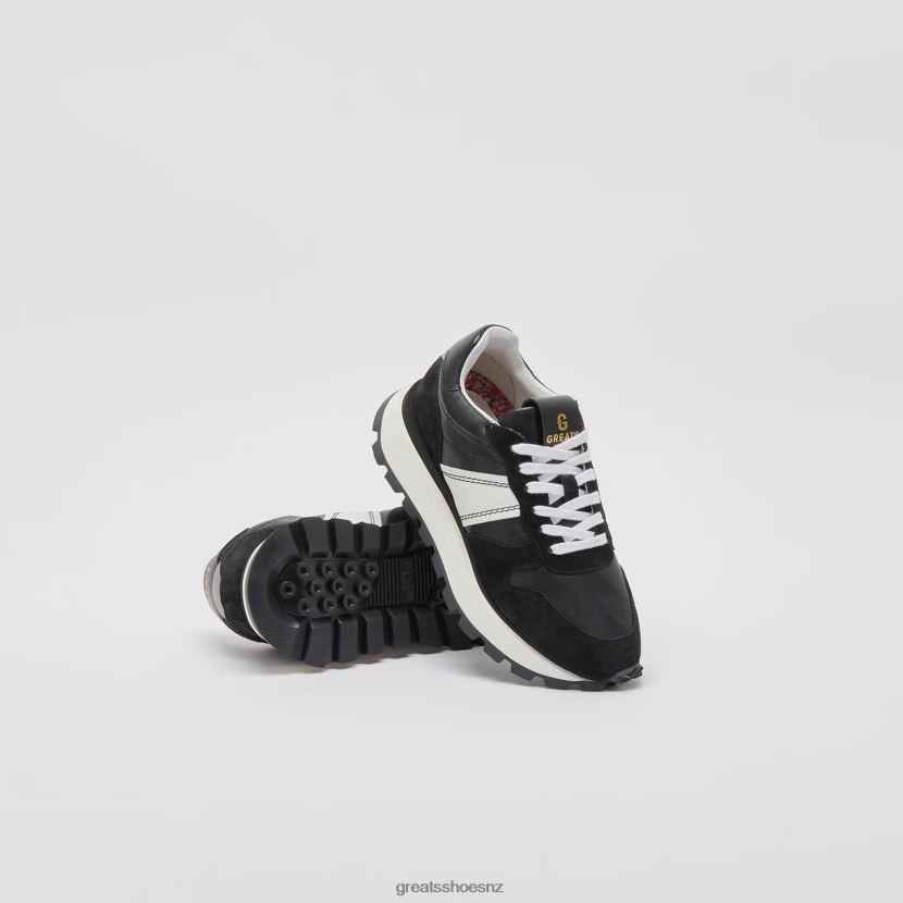 GREATS Nero The Greenpoint Runner Shoes ZXBPJD136