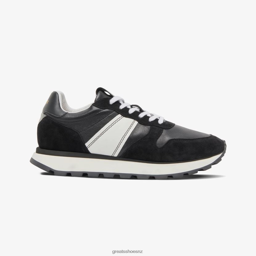 GREATS Nero The Greenpoint Runner Shoes ZXBPJD46