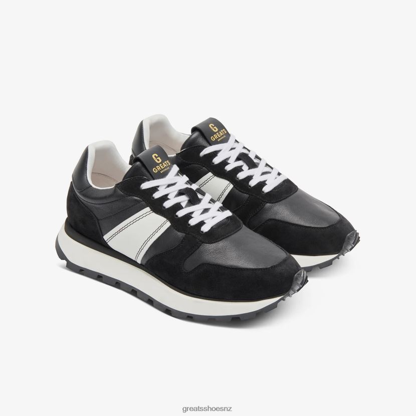 GREATS Nero The Greenpoint Runner Shoes ZXBPJD46