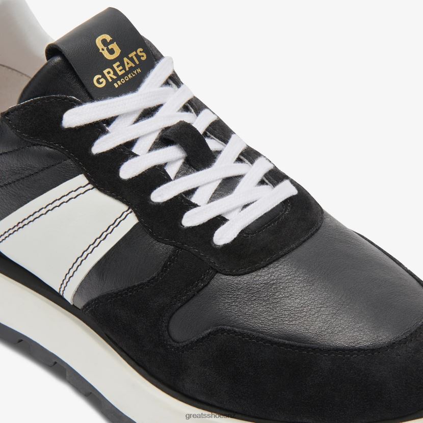 GREATS Nero The Greenpoint Runner Shoes ZXBPJD46