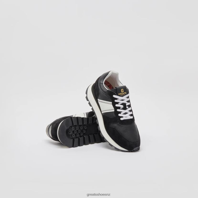 GREATS Nero The Greenpoint Runner Shoes ZXBPJD46
