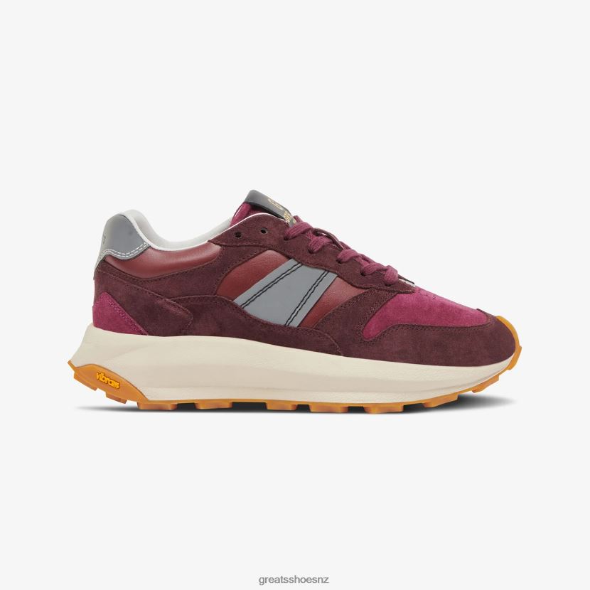 GREATS Plum The BRC Runner Shoes ZXBPJD134