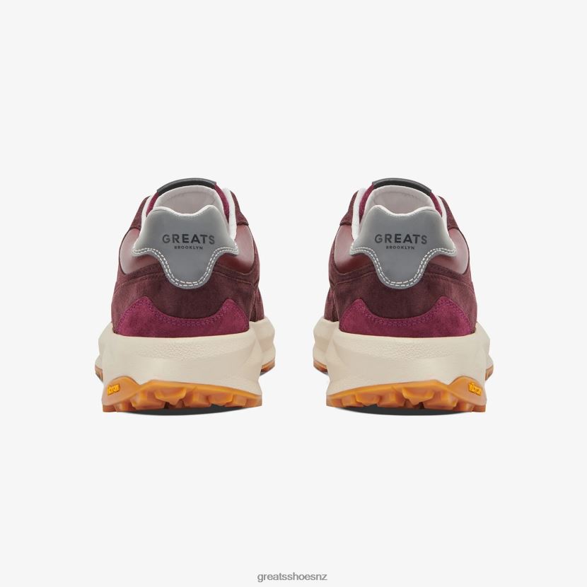 GREATS Plum The BRC Runner Shoes ZXBPJD134