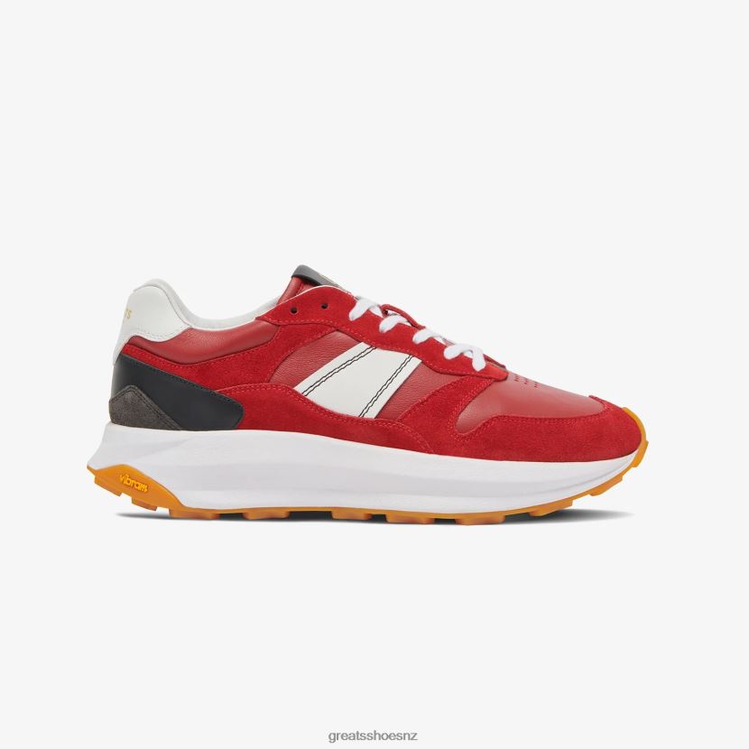 GREATS Red The BRC Runner Shoes ZXBPJD5