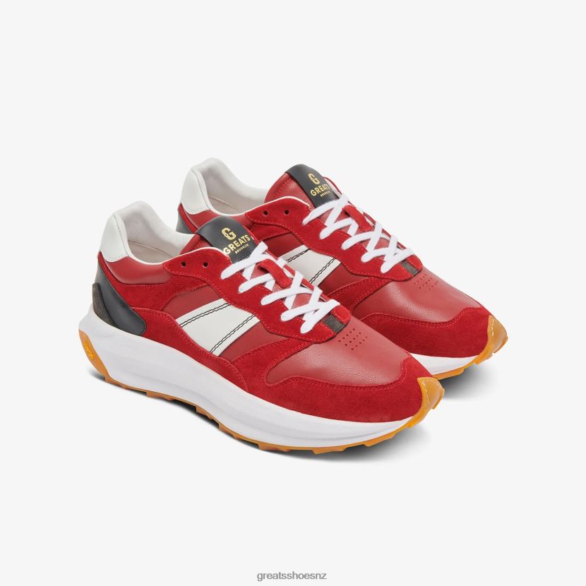 GREATS Red The BRC Runner Shoes ZXBPJD5