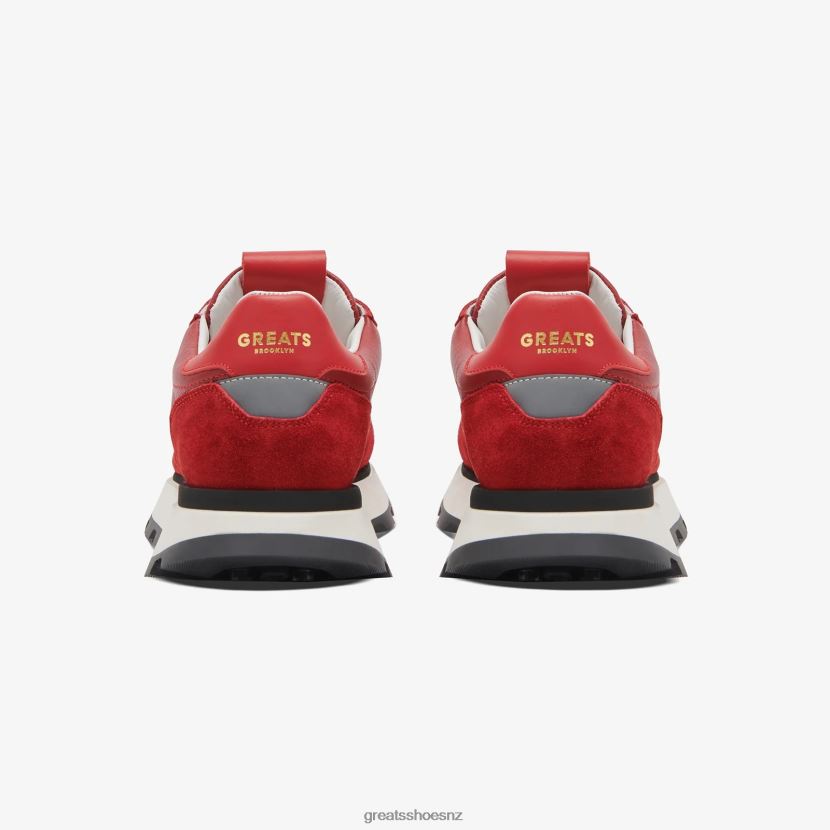 GREATS Red The Greenpoint Runner Shoes ZXBPJD137