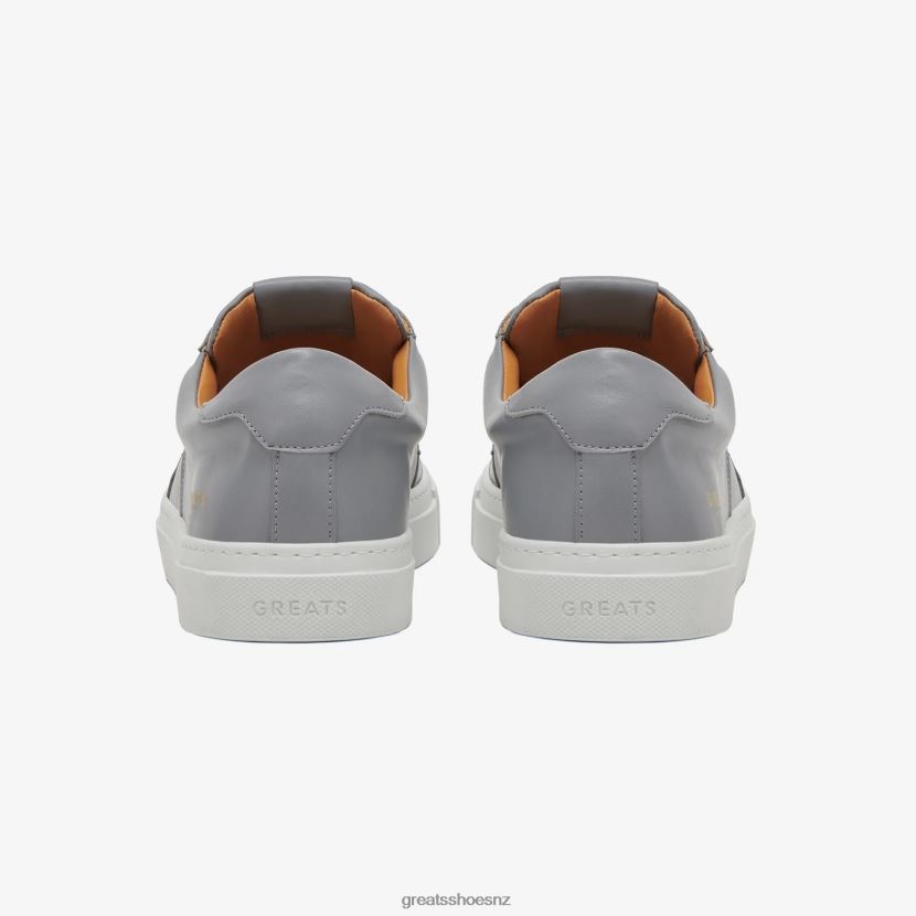 GREATS Ash Grey The Royale 2.0 Shoes ZXBPJD6