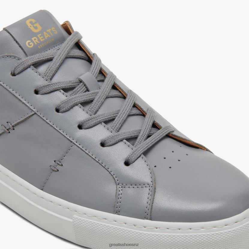 GREATS Ash Grey The Royale 2.0 Shoes ZXBPJD6