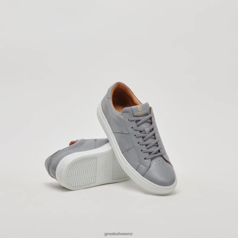 GREATS Ash Grey The Royale 2.0 Shoes ZXBPJD6