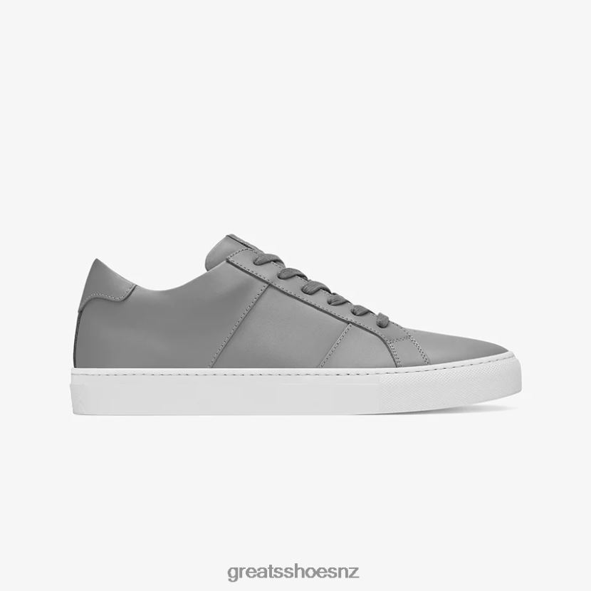 GREATS Ash Grey The Royale Shoes ZXBPJD57